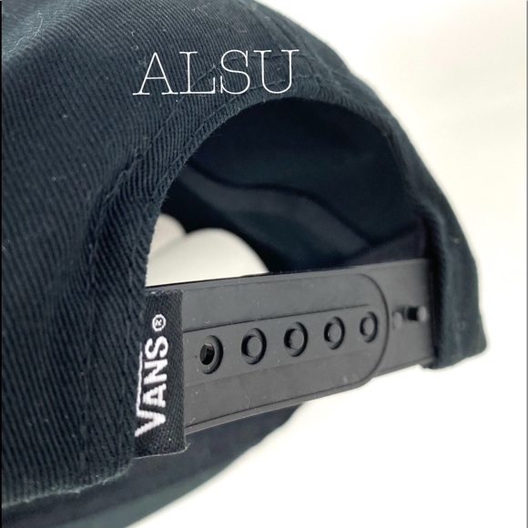 VANS Men’s Cap SnapBack Full Patch Cotton Black - Picture 5 of 8